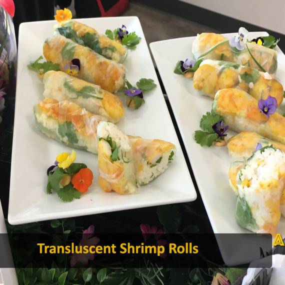 Transluscent Shrimp Rolls