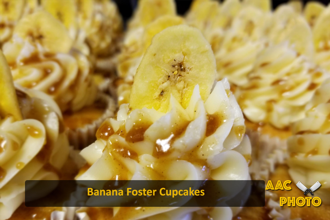 Bananas Foster Cupcakes